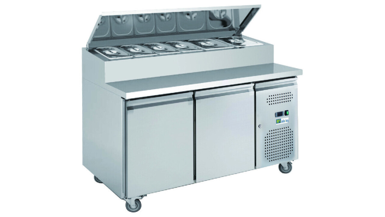 COMPTOIR DE PREPARATION 2 PORTES STAR 800